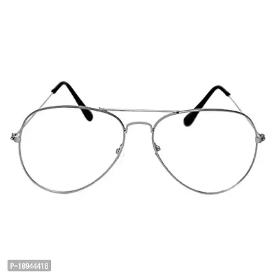 Criba Gradient Goggle Unisex Sunglasses - (white Frame white aviatororr|40|White Color Lens)