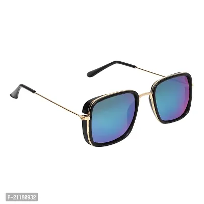 Criba  Brown and   Gold blue mrc_ UV400 S  Sunglasses - Combo-thumb3