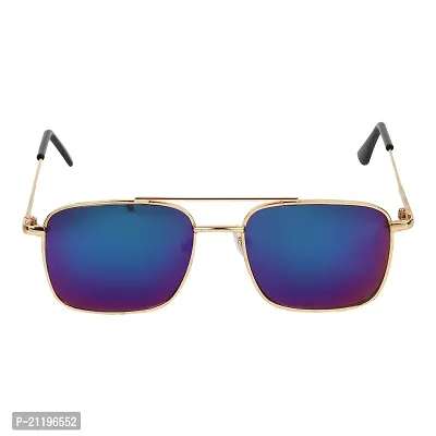 CRIBA Stylish 3076 Gold Blue  Mercury UV400 S  Sunglasses