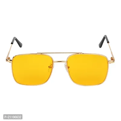 CRIBA 3076 Gold Yellow   Men vs Women Trendy UV400 S  Sunglasses