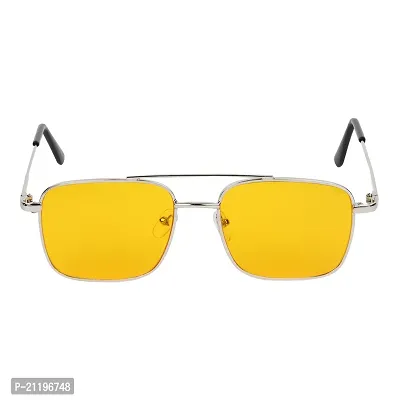CRIBA Stylish Unisex Trendy Nikhil Yellow UV400 S Sunglasses
