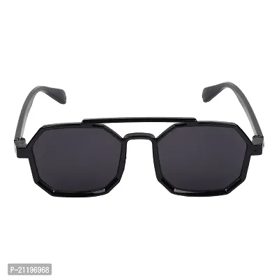Criba Stylish unisex  Men vs Women ( Hexa Blk Blk ) 11964 UV400 S Sunglasses