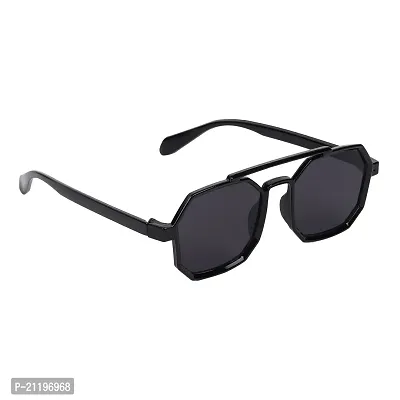 Criba Stylish unisex  Men vs Women ( Hexa Blk Blk ) 11964 UV400 S Sunglasses-thumb2