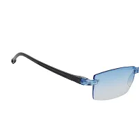 criba  Eye wear Slim  Blue Rimless Retro Style Sunglasses for Men And Women  Protect lens --thumb2