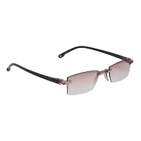 Criba   Red Blue Block  Rimless Retro Style Men And Women Sunglasses for  Eye Protect lens --thumb1