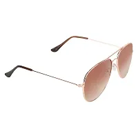 Stylish Grey And Aviator Brown  Sunglasses Combo  For Boy's And Girl's-thumb2