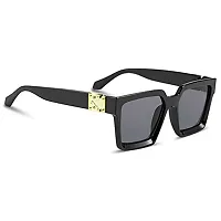 CRIBA Stylish Grey + Jassmank  Black  UV400 S  Sunglasses - Combo-thumb1