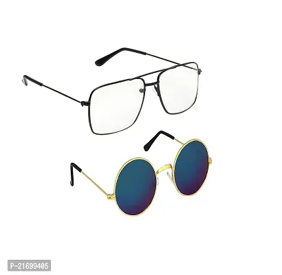 Criba Mercury and Clear Pack of 2 Sunglass