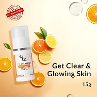 Fixderma 17% Vitamin C Face Serum for Glowing Skin | Retinol Face Serum | Skin Brightening Vit C Serum for Women and Men | Anti Aging Night Face Serum | Niacinamide Serum - 15g-thumb2