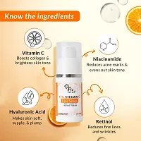 Fixderma 17% Vitamin C Face Serum for Glowing Skin | Retinol Face Serum | Skin Brightening Vit C Serum for Women and Men | Anti Aging Night Face Serum | Niacinamide Serum - 15g-thumb4