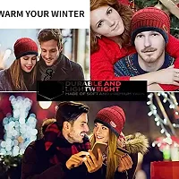 Bizarro.in Unisex Wool Cap, Neck Warmer Scarf With Gloves Set (Pack Of 3) (MCSG-MCNWG_1199840RD105-MRN_Maroon_Free Size)-thumb4