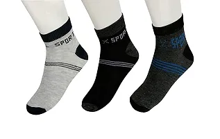 Navkar Crafts Premium Men's and Women's Cotton Ankle Length Socks/Sport Socks (Pack of 12 Pairs, Free Size, Multicolor)-thumb2