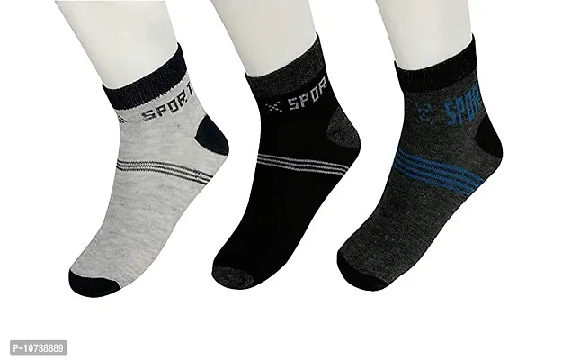 Navkar Crafts Premium Men's and Women's Cotton Ankle Length Socks/Sport Socks (Pack of 12 Pairs, Free Size, Multicolor)-thumb3