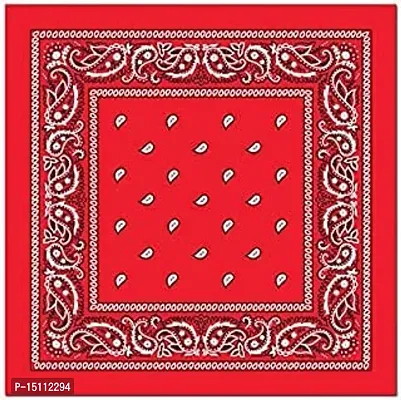 Unisex Cotton Paisley Bandana/Head Wrap/Wristband/Face mask for Men and Women, Multicolor Pack of 3 (50 * 50cm)-thumb5