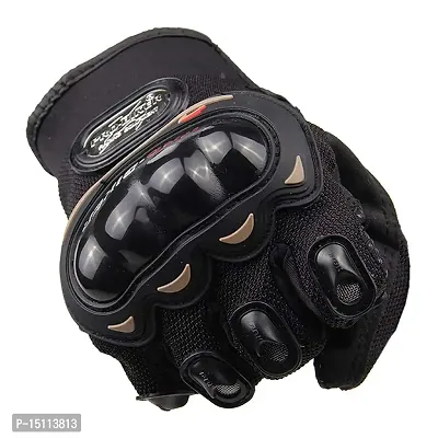Probiker Full Racing Biking Driving Motorcycle Gloves (Black, XL)-thumb2