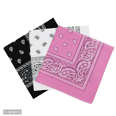 Navkar Crafts Pure Cotton Premium Collection Handkerchiefs Hanky For Men - Pack of 3(55)-thumb0