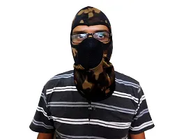 Navkar Crafts Camouflage Polyester Multi Functional Pollution & Face Mask Balaclava Neck Warmer Ninja Mask Cap and Bandana Ideal for all Seasons - Brown-thumb2