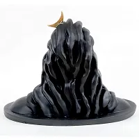 Skyzal Resin Lord Adiyogi Mahadev Shiv Shankara Showpiece Idol Murti Statue for Car Dashboard, 6 x 4.5 x 4 Inches, Black-thumb2