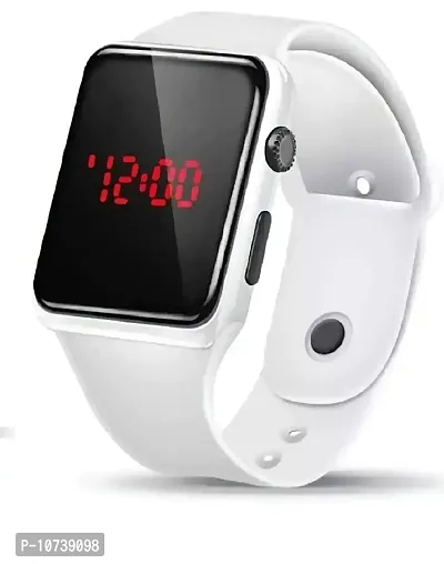 Zaha Generation Digital Square LED Watch for Kids (White)-thumb0