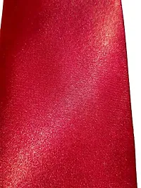 Navkar Crafts Men Premium Formal Neck Tie For Men (Dark Red)-thumb1