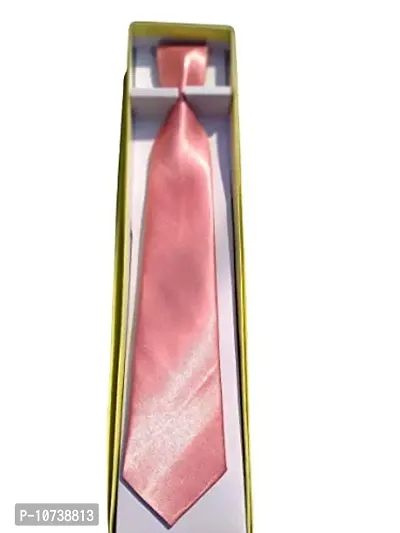 Navkar Crafts Men Premium Formal Neck Tie For Men (Pink)-thumb4