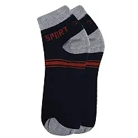 Navkar Crafts Premium Men's and Women's Cotton Ankle Length Socks/Sport Socks (Pack of 12 Pairs, Free Size, Multicolor)-thumb1