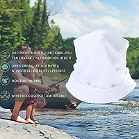 Thin - 1 Pack White: Thindust Summer Bandana Face Mask -Dust Sun Uv Protection Neck Gaiter - For Men & Women-thumb1