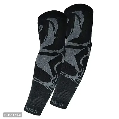 Navkar Crafts Men  Women Girls Boys Kids Cotton Sports Arm Sleeves-thumb2