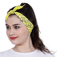 Aashirwad Craft Bandana Face Mask Cover Men and Women Paisley Cowboy Headband Scarf Wristband Novelty Double Sided Print 100% Cotton Handkerchiefs Pack of 4 (Black-red-yellow-green)-thumb4