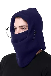 Navkar Crafts 6 in1 Warm Thermal Fleece Balaclava Hood Ski Bike Wind Stopper (Navy)-thumb3