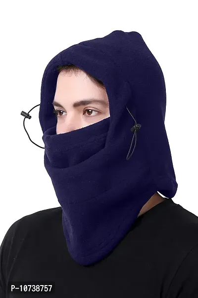 Navkar Crafts 6 in1 Warm Thermal Fleece Balaclava Hood Ski Bike Wind Stopper (Navy)-thumb4