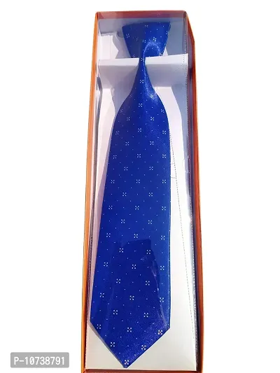 Navkar Crafts Men Premium Formal Neck Tie For Men (Blue)-thumb0