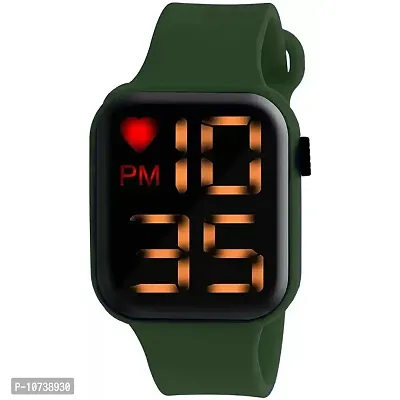 Navkar Crafts Latest New Generation Waterproof Digital LED Watch for Boys, Girls & Kids (Pne Needle Green)-thumb4