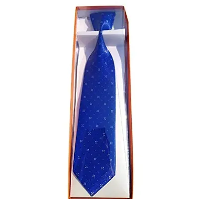 Navkar Crafts Men Premium Formal Neck Tie For Men (Blue)