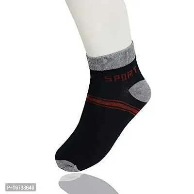 Navkar Crafts Premium Men's and Women's Cotton Ankle Length Socks/Sport Socks (Pack of 12 Pairs, Multicolor)-thumb4