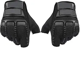 Navkar Crafts Non-Slip Unisex Outdoor Anti Slip Bicycle Cycling/Riding/Sports/Outdoor Activities Half Finger Gloves-thumb2