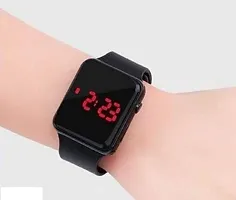 Zaha Generation Digital Square LED Watch for Kids (White)-thumb3