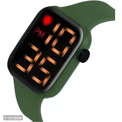 Navkar Crafts Latest New Generation Waterproof Digital LED Watch for Boys, Girls & Kids (Pne Needle Green)-thumb3