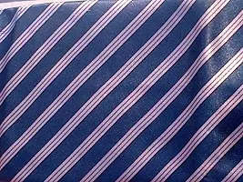 Navkar Crafts Men Premium Formal Neck Tie For Men (Check Blue)-thumb1