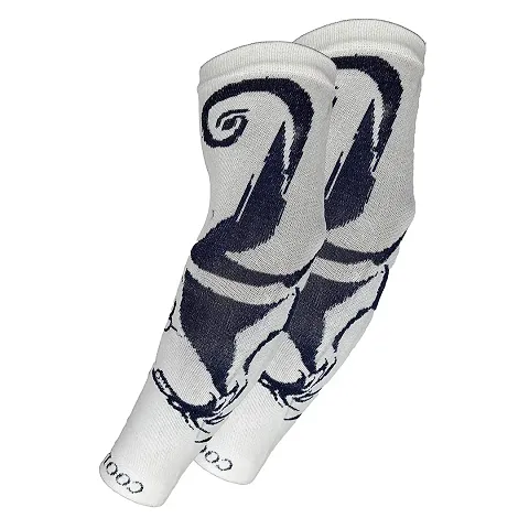 Navkar Crafts Men & Women Girls Boys Kids Cotton Sports Arm Sleeves