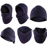 Navkar Crafts 6 in1 Warm Thermal Fleece Balaclava Hood Ski Bike Wind Stopper (Navy)-thumb1