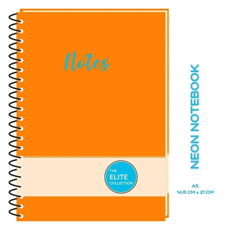 Pragya Elite Collection offers a SpiralMulti-colour notebook in 15x21.5 measuring-15X21.5cm,Each notebook contains 140 Single Ruled-pages,and the pack includes-3 notebooks. The product also features 9