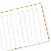 Pragya Elite Collection offers a Section SewnMulticoloured notebook in A4 measuring-21.5X30cm,Each notebook contains 296 Single Ruled-pages,and the pack of-4 notebooks.-thumb1