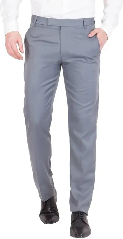 Stylish Blend Formal Trousers For Men