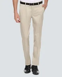 Stylish Men Cotton Blend Formal Trouser-thumb1