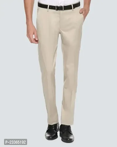 Stylish Men Cotton Blend Formal Trouser-thumb2