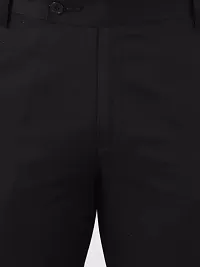 Classic Cotton Blend Solid Formal Trouser for Men, Pack of 1-thumb1
