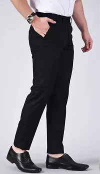 Classic Cotton Blend Solid Formal Trouser for Men, Pack of 1-thumb4