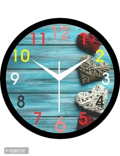 Stylish Plastic Analog Wall Clocks