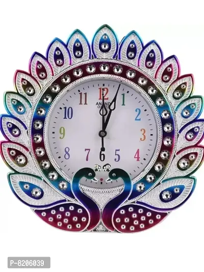 Designer Plastic Multi Design Wall Clocks-thumb0